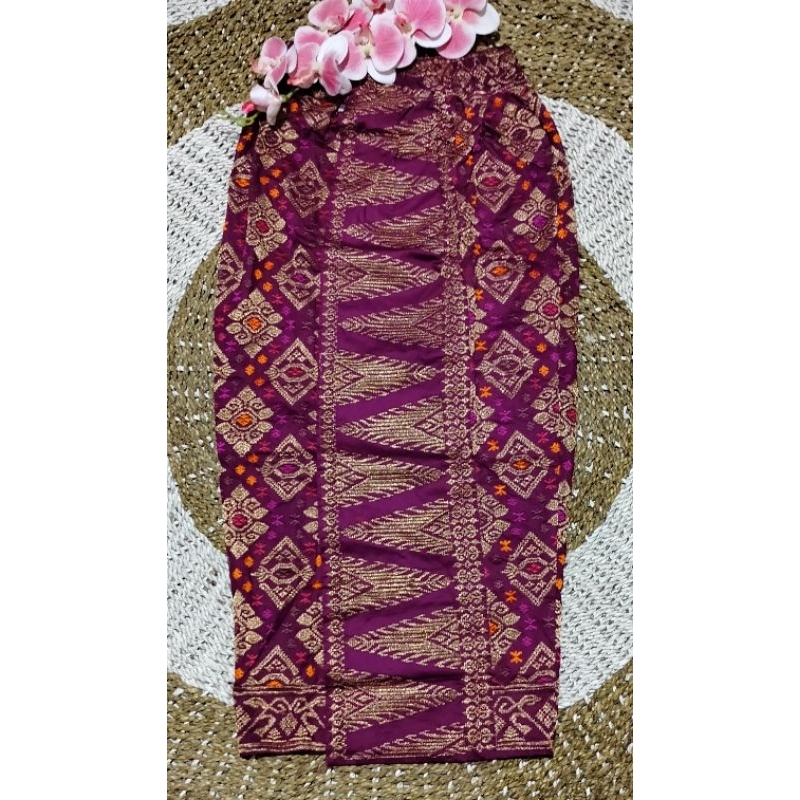 Kamen Jadi Bordir Size Jumbo 5XL(7XL)/Kamen Strait Songket Bordir/Kamen Bali