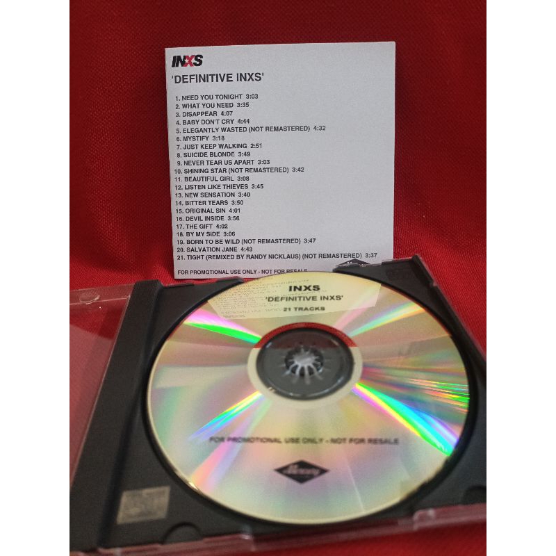CD Inxs Definitive Inxs (CD sample from recording company)