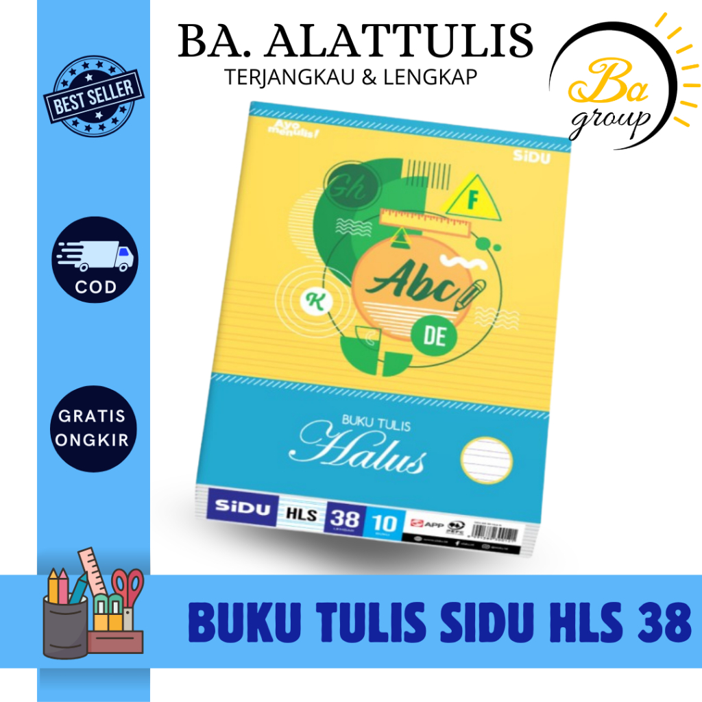 

SiDU Buku Tulis Halus 38 Lembar - BA.ALATTULIS