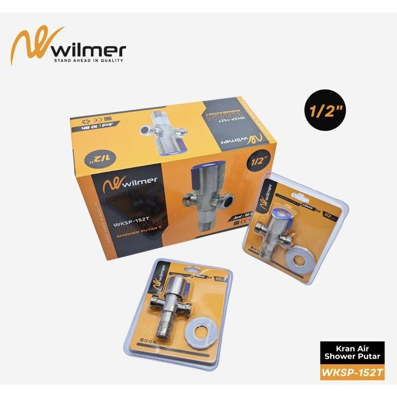 Kran shower double wilmer/stop kran shower wilmer/stop kran air wastafel/Stop kram air closet duduk/