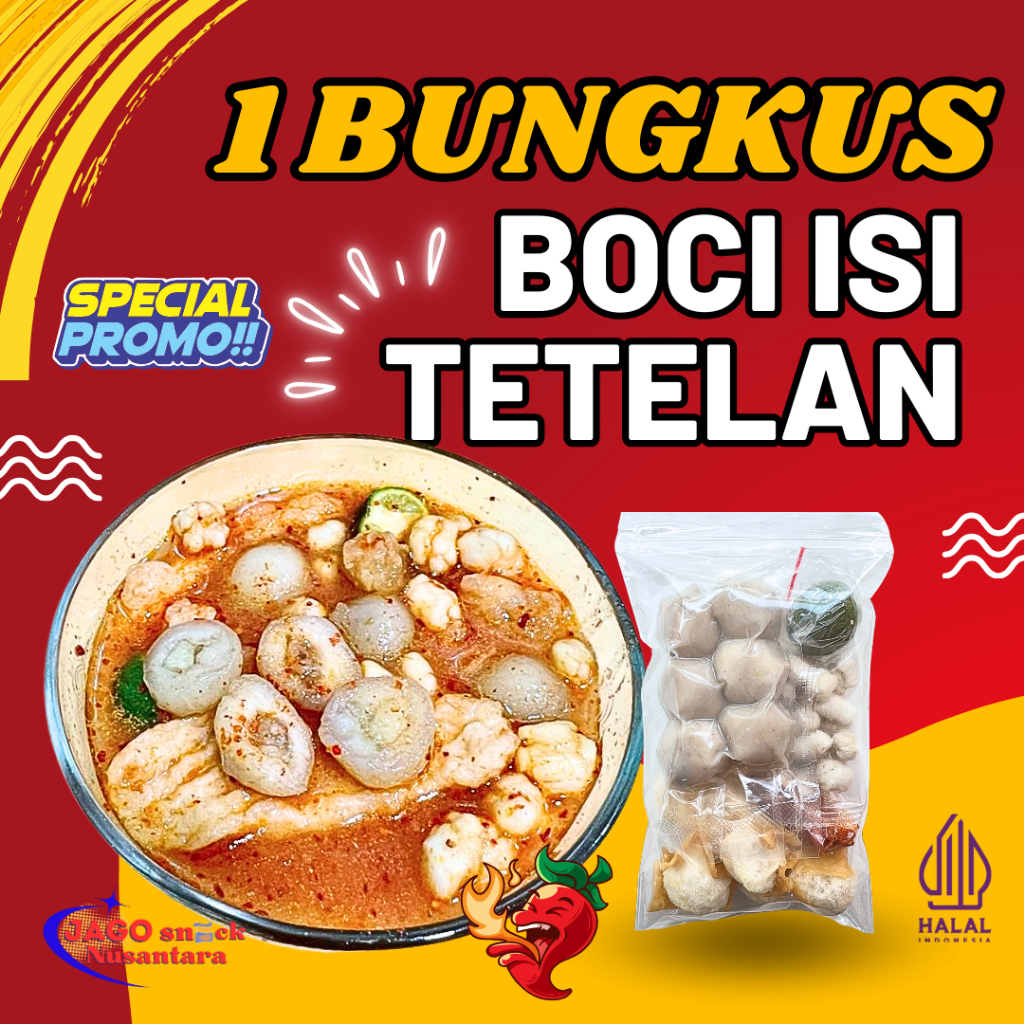 

1 BUNGKUS BASO ACI INSTAN ISI TETELAN SAPI (MINI) EKONOMIS KUAH KALDU