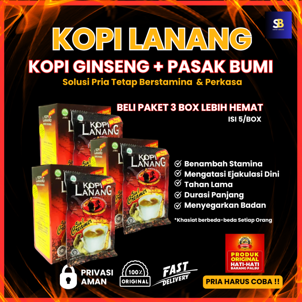 

KOPI LANANG - Kopi pria Untuk Menjaga Kebugaran dan Kekuatan Tubuh | kopi menjaga vitalitas 3 BOX
