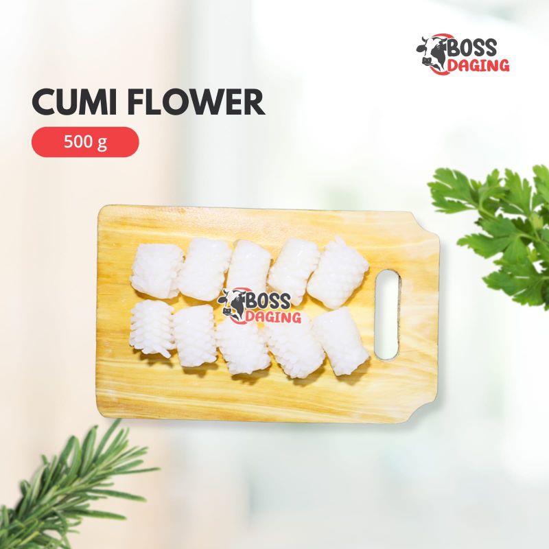 

Cumi Flower/Squid Flower 500g Seafood Cumi Gurat Import - Boss Daging