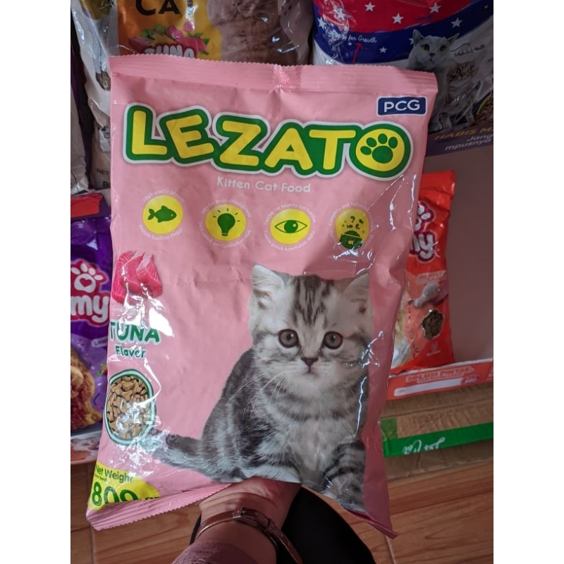 [LEZATO KITTEN CAT FOOD] kitten cat food rasa tuna 800gr