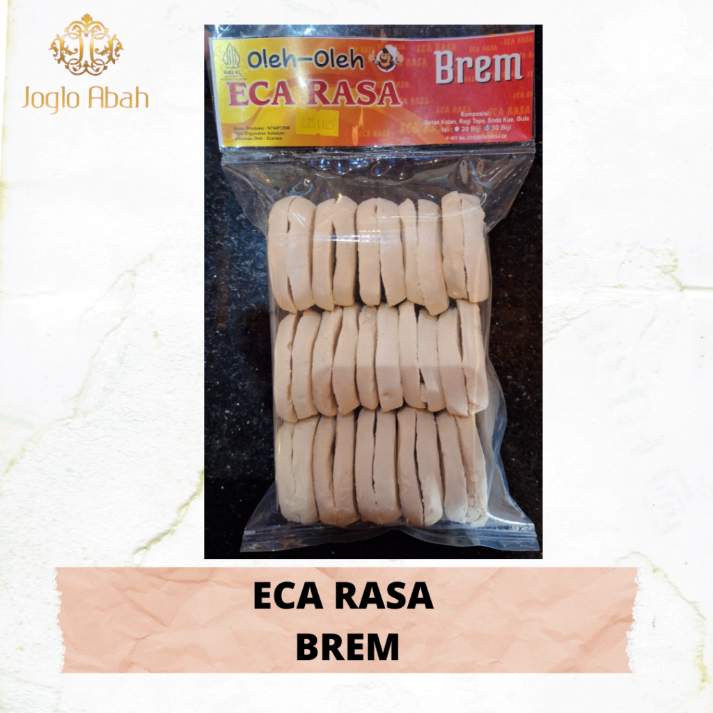 

Eca Rasa - Brem Kemasan Isi 30pcs - Joglo Abah
