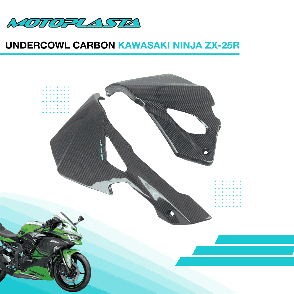 Undercowl Carbon MOTOPLASTA  Kawasaki ZX25R, ZX25RR, ZX4RR