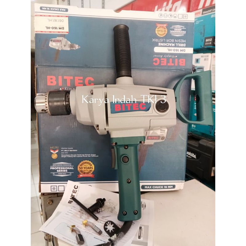 BITEC DM 160-HL Mesin Bor Besi Beton 16 mm DM 160 Rotary Drill