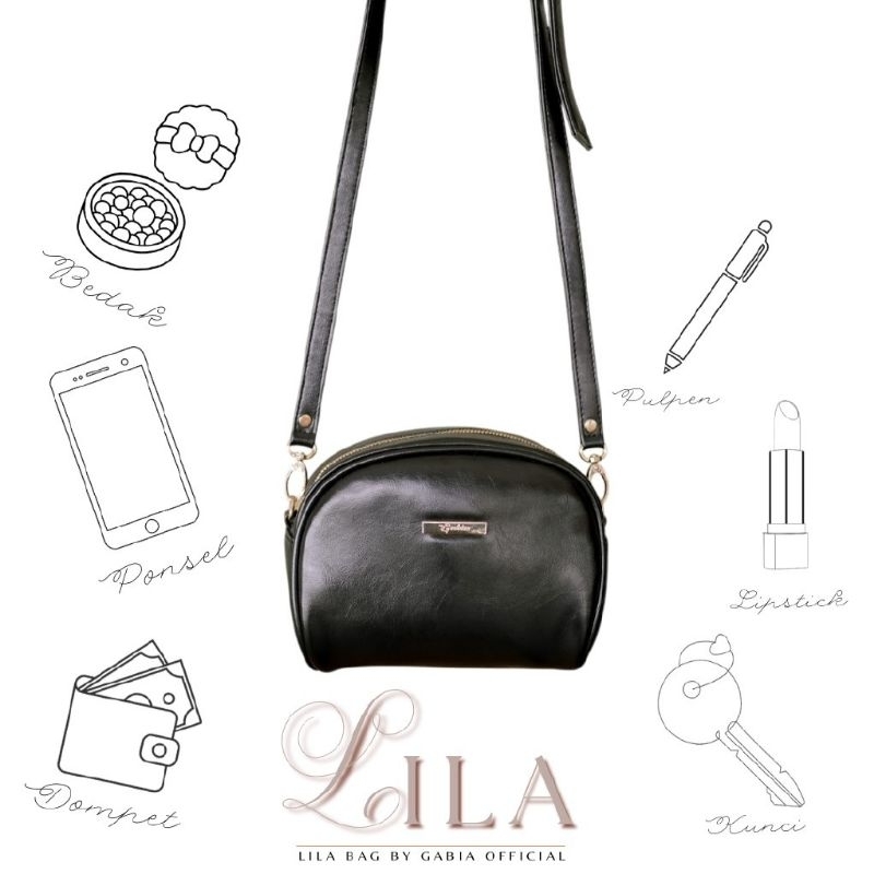 LILA BAG BY GABIA / TAS LILA BY GABIA / TAS LILA GABIA / TAS SLINGBAG / TAS WANITA / TAS SELEMPANG W