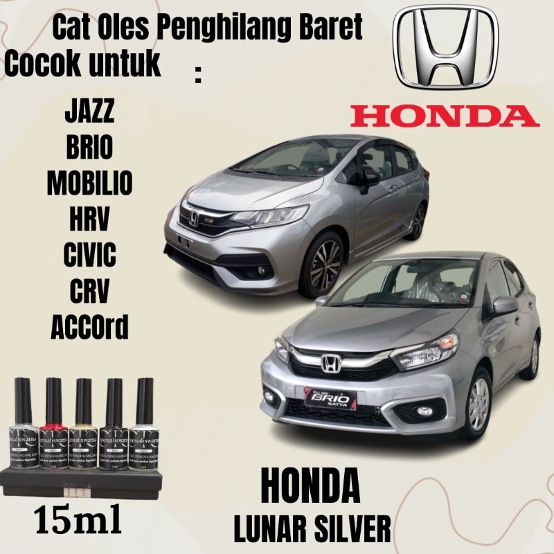 cat warna lunar silver honda