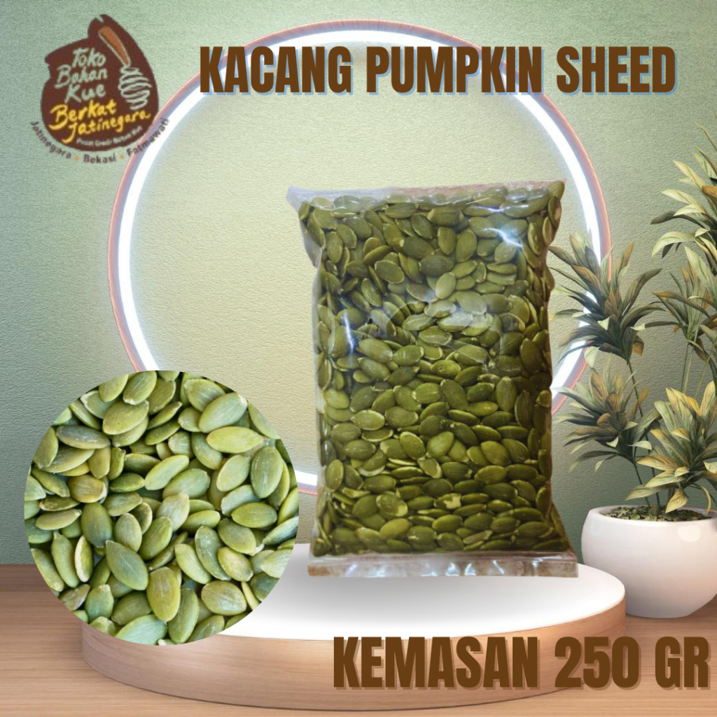

BIJI PUMPKIN SEED / BIJI PUMPKIN / BIJI LABU KUPAS KEMASAN 250 GRAM