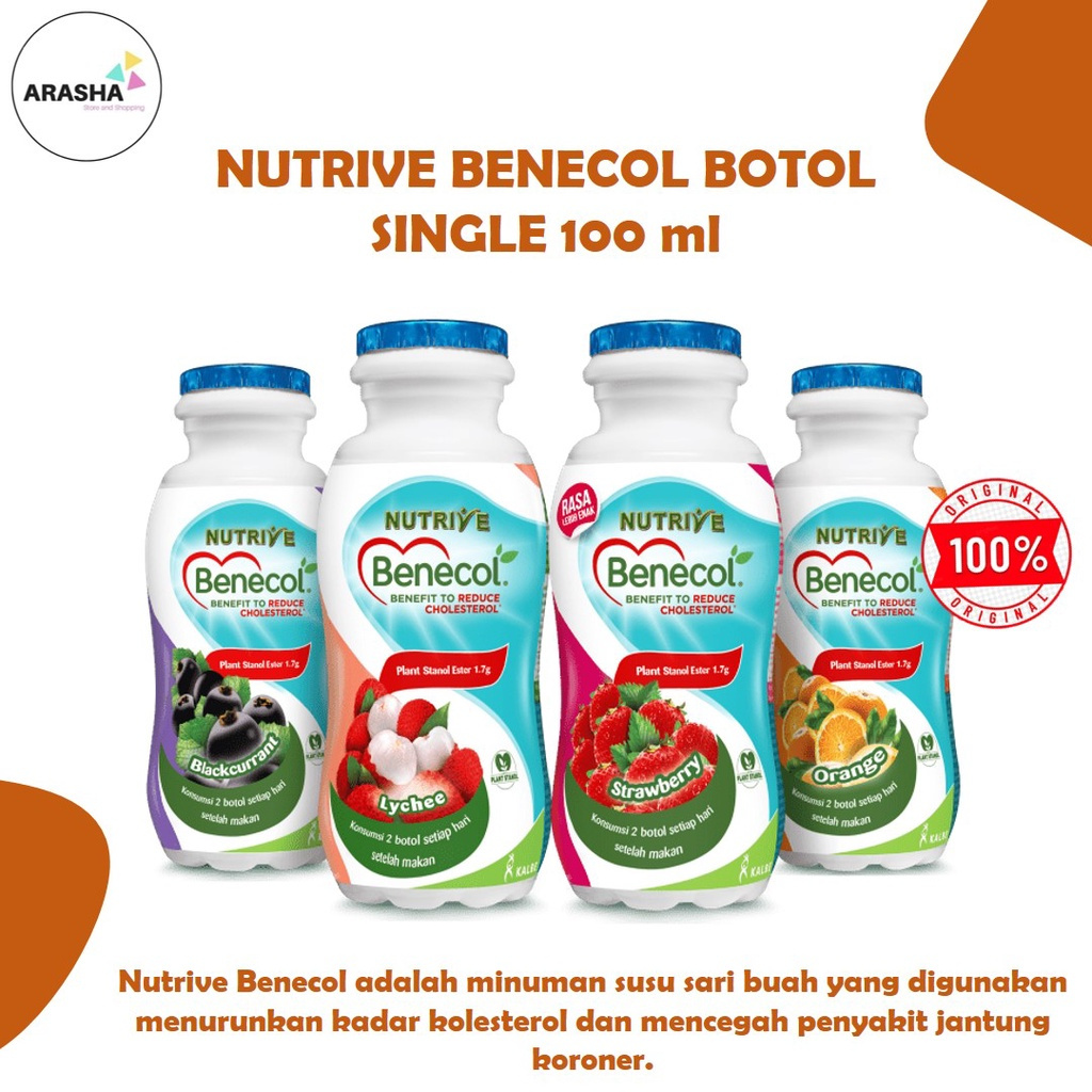 

NUTRIVE BENECOL ALL VARIAN RASA 6x140 Ml (BUY 2 GET 1 GELAS KACA)