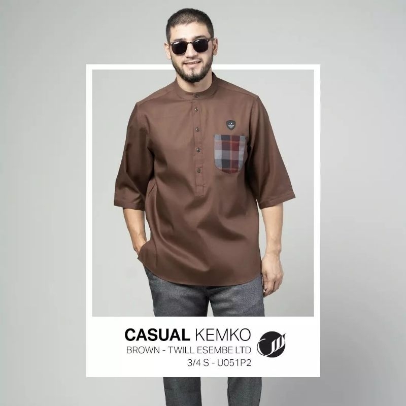 SAMASE KEMKO CASUAL LENGAN 3/4 U051P