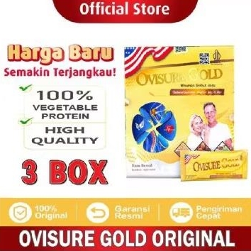 

ovisure gold susu tulang sendi original as bpomi 3 box