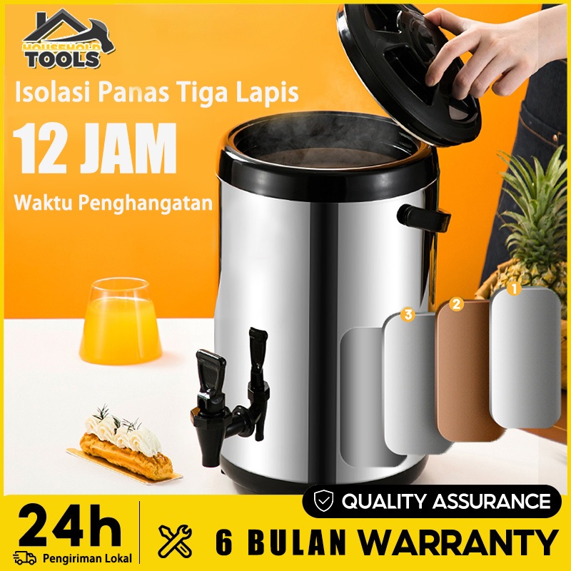 Termos Air Milk Tea Bucket Serbaguna Milk Tea Dispenser Drink Jar Stainless Steel SUS304 Termos Besa
