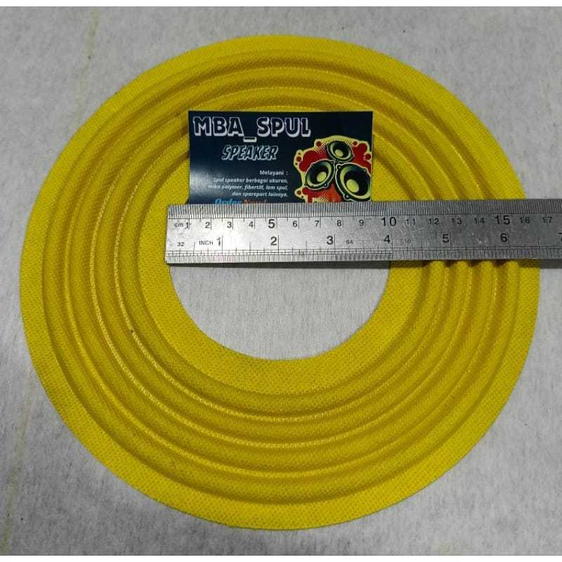 Damper Dumper speaker 18'' Kualitas premium Diameter 23,5 cm lubang spul 4 inch