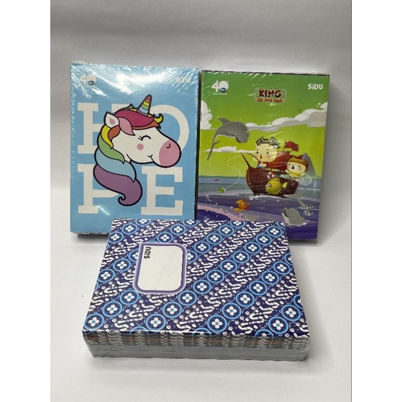 

Buku tulis SIDU isi 32/38/58 - Pack