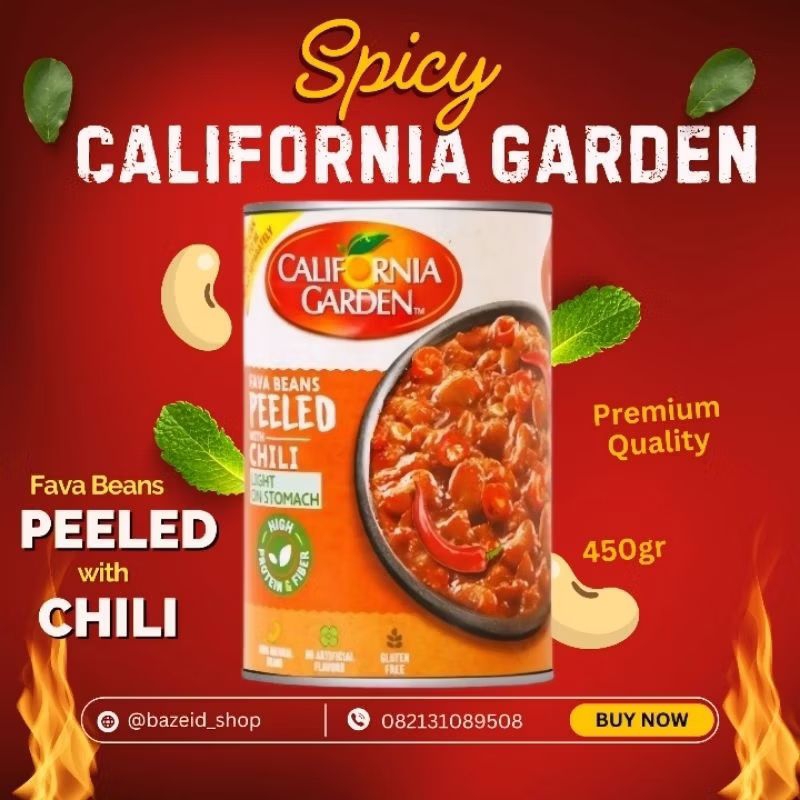 

TERMURAH || CALIFORNIA GARDEN FAVA BEANS PEELED WITH CHILI / KACANG ARAB CALIFORNIA
