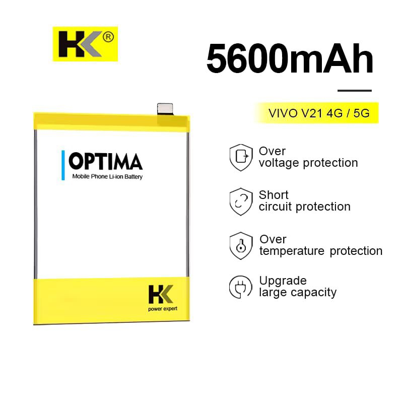 HK Optima Baterai Vivo V21 4G /5G B-P9 5600mAh 3.89V Double IC