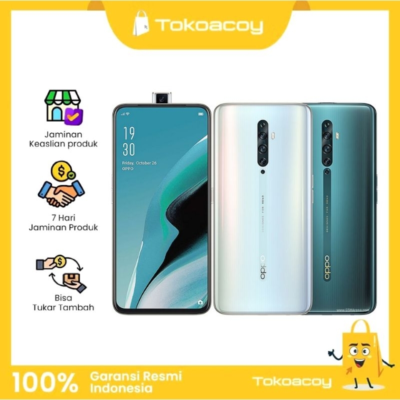 Oppo Reno 2F 8/128GB Garansi Resmi Fullset