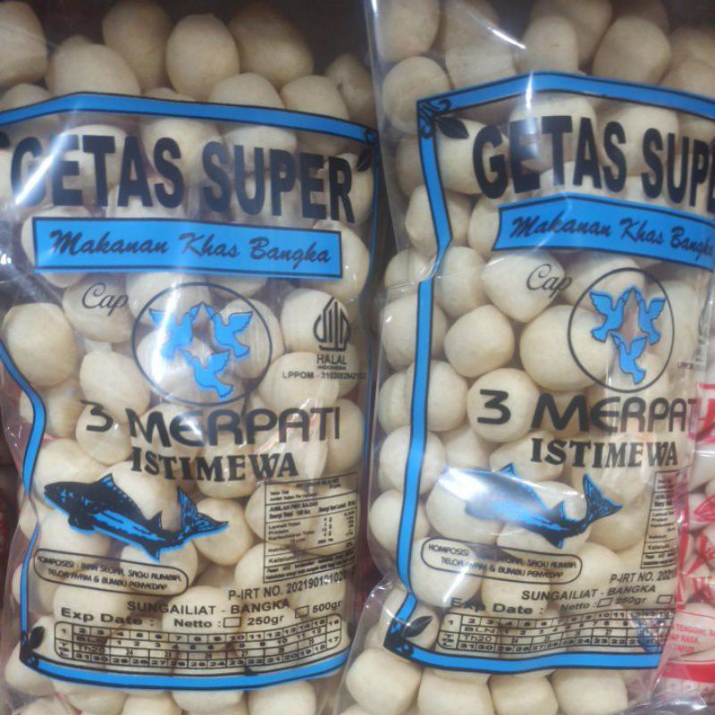 

GETAS SUPER 3 MERPATI 250GR