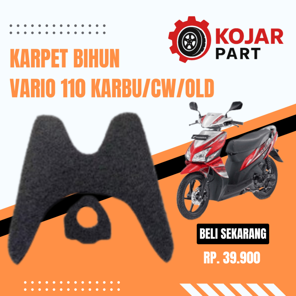 Karpet Vario 110 karbu / Karpet Vario CW / Karpet Vario 110 old / Karpet Honda Vario