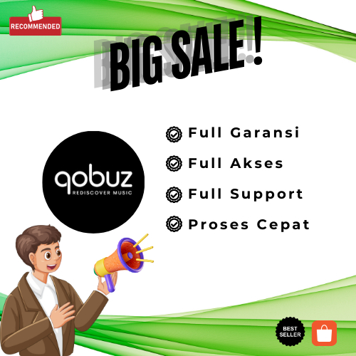Qobuz Studio Premier Hi Res Music 1 Tahun Original Bergaransi