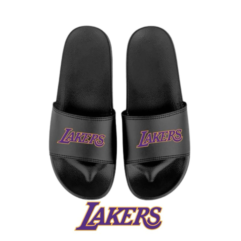 SANDAL LAKERS FONT SANDAL SLOP SANDAL BAND PREMIUM ORIGINAL KEREN SANDAL SLOP POLOS SANDAL SLOP TANP