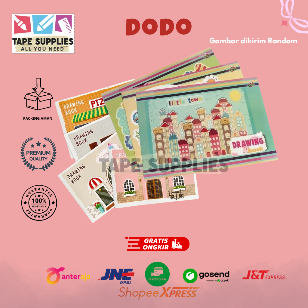 

Buku Gambar A3 DODO Drawing book 5PCS