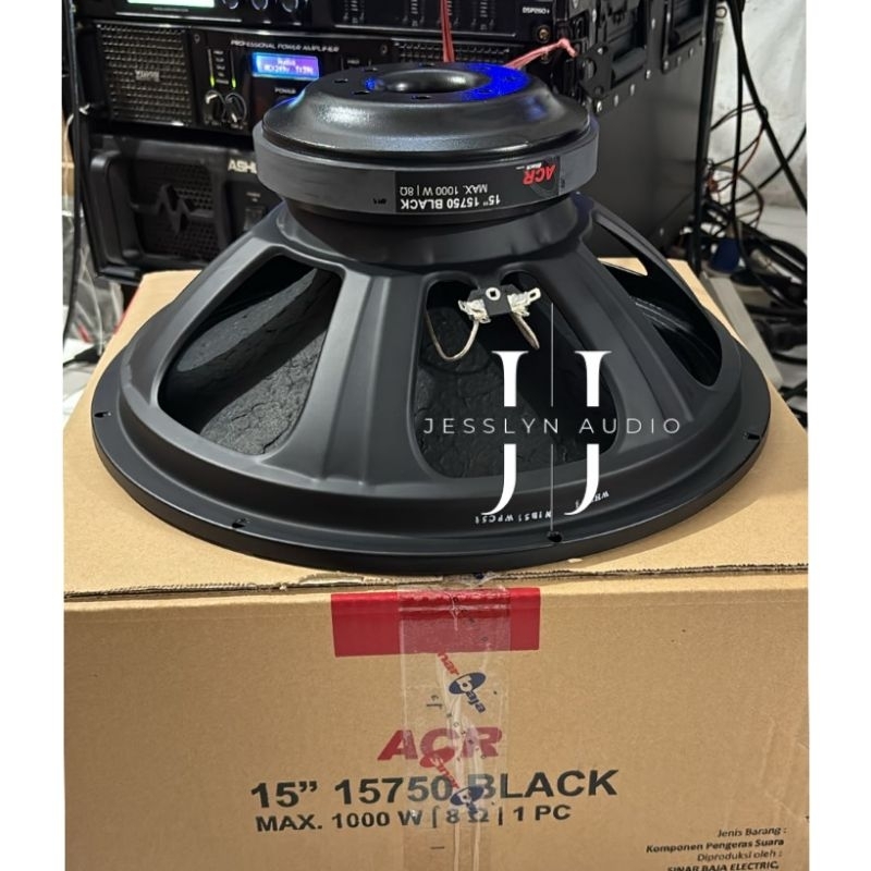 Speaker 15 Inch ACR 15750 BLACK woofer Original / speaker 15" ACR 15750 - Black 1000 Watt
