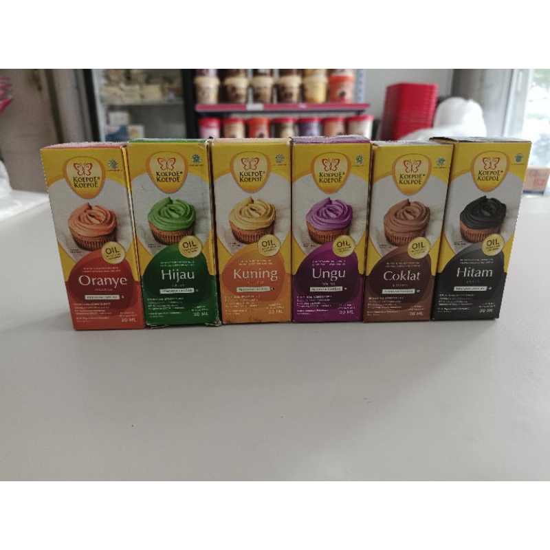 

ANEKA PEWARNA CAIR MINYAK OIL BASED 30ML