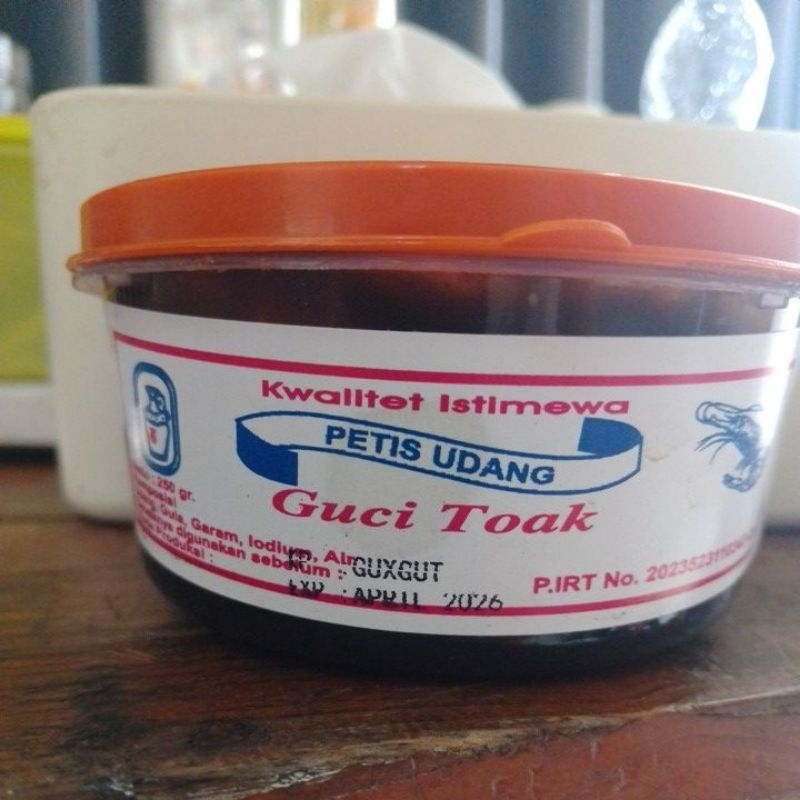 

petis udang guci toak