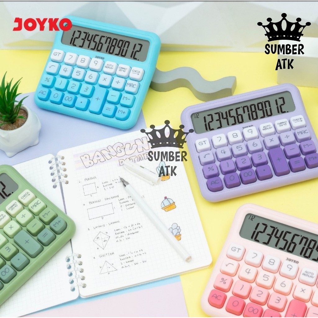 

mg Calculator Kalkulator Joyko CC-63ACO CC-63BCO CC-63DCO 12 Dits Check & Correct