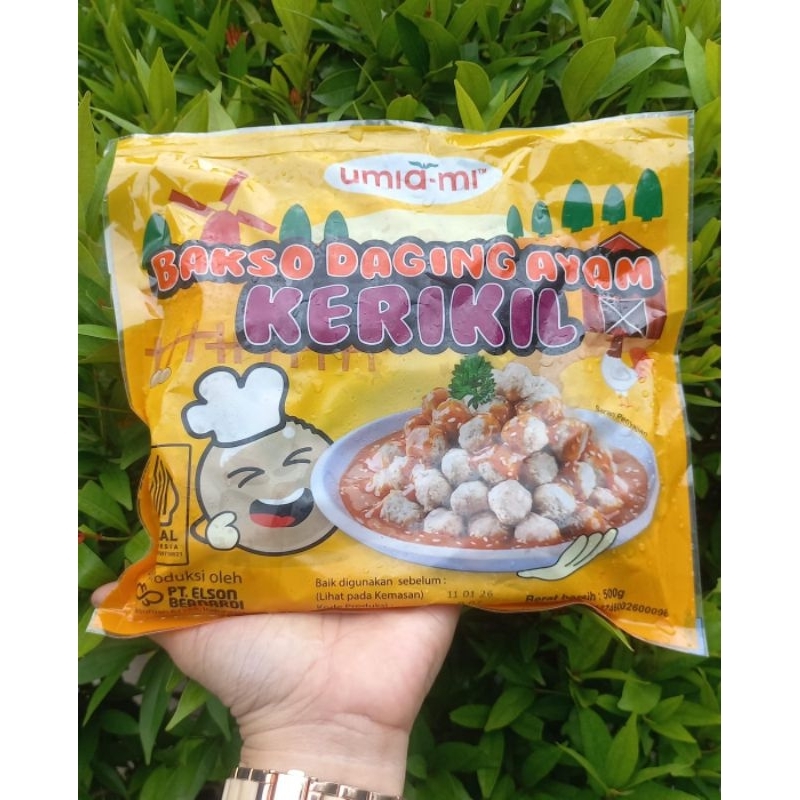 

Umi-ami Bakso Ayam Kerikil 500 gr