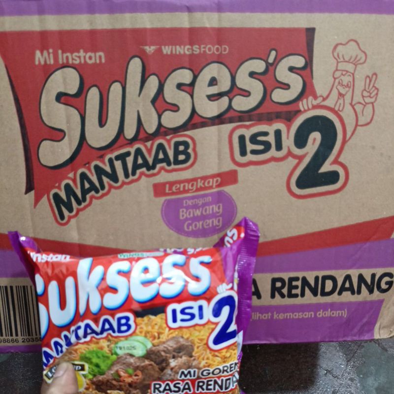 

MIE SUKSESS RENDANG 1 KARTON