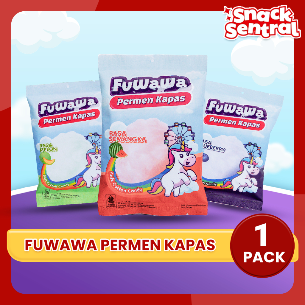 

Permen Kapas FUWAWA - Camilan Manis - Permen Kapas - Viral Terbaru - isi 10
