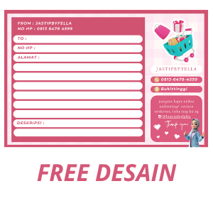 

CETAK LABEL PENGIRIMAN ATAU STICKER UKURAN 9X10 FREE DESAIN