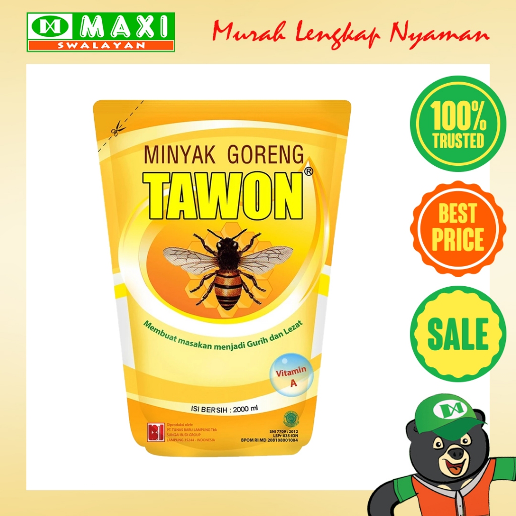 

Minyak Goreng Tawon Kemasan 2Lt