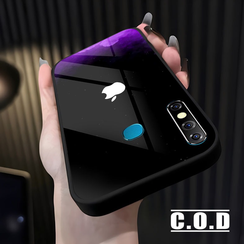 Qua Case Softcase Hp Infinix NOTE 8 Terbaru Case kaca kilau glosy -softcase infinix - case RG8463