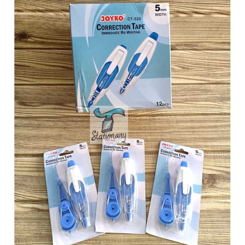 

Correction Tape / Tip ex Kertas / Stipo Kertas JOYKO CT-520.