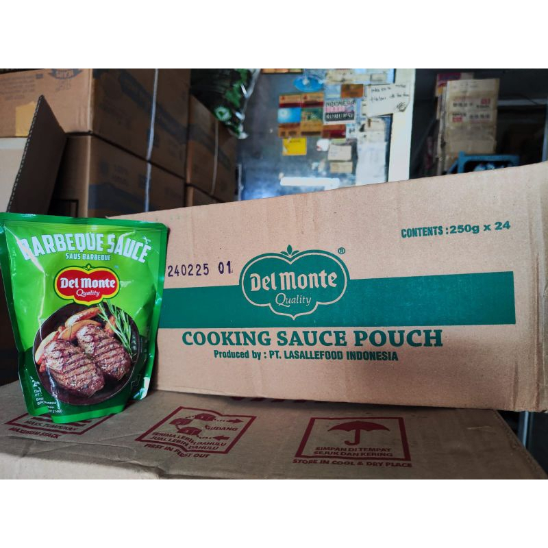 

DELMONTE BARBERQUE SAUCE COOKING SAUCE POUCH 250ML PER DUS ISI 24 PCS
