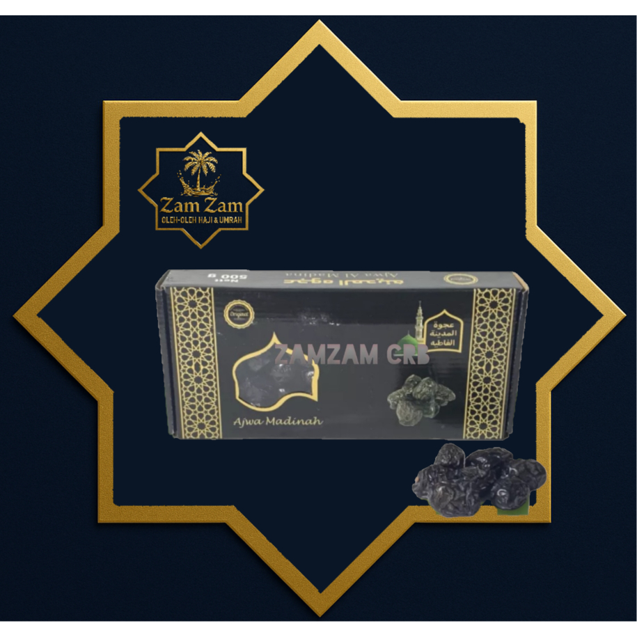 

Kurma Ajwa 500 gr Asli Madinah Kurma Nabi Ajwa Premium Original Saudi Arabia