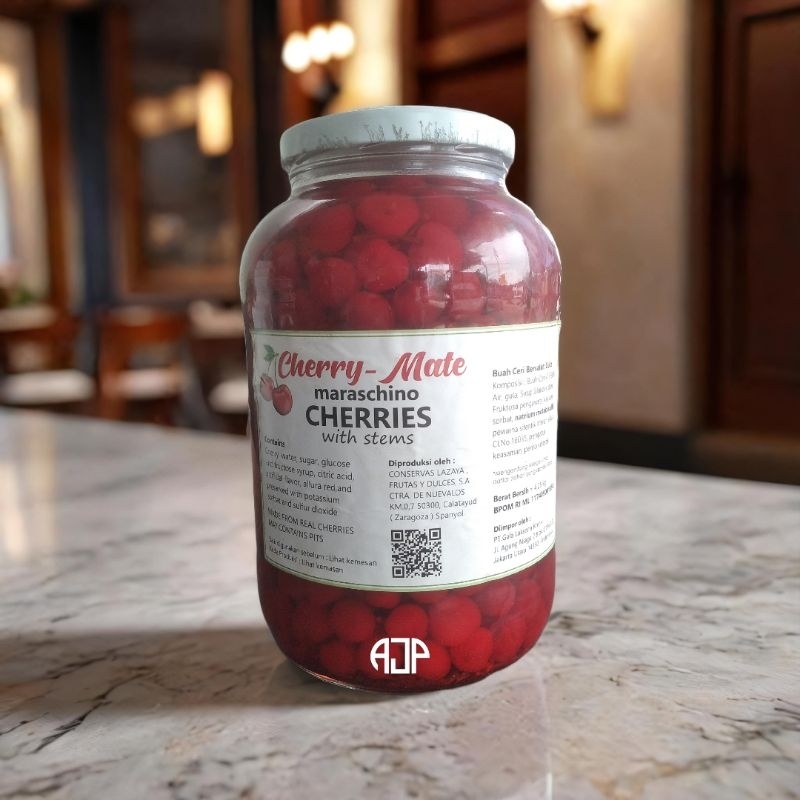 

Maraschino Cherry/Ceri Tangkai Merah 4,25 kg