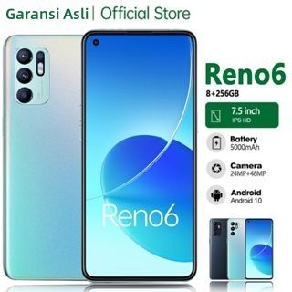 【Bisa COD】 Original ! OPPO Reno6 Pro 5G hp murah 7.5 Inci ponsel asli baru dalamstok 16GB RAM+ 512GB