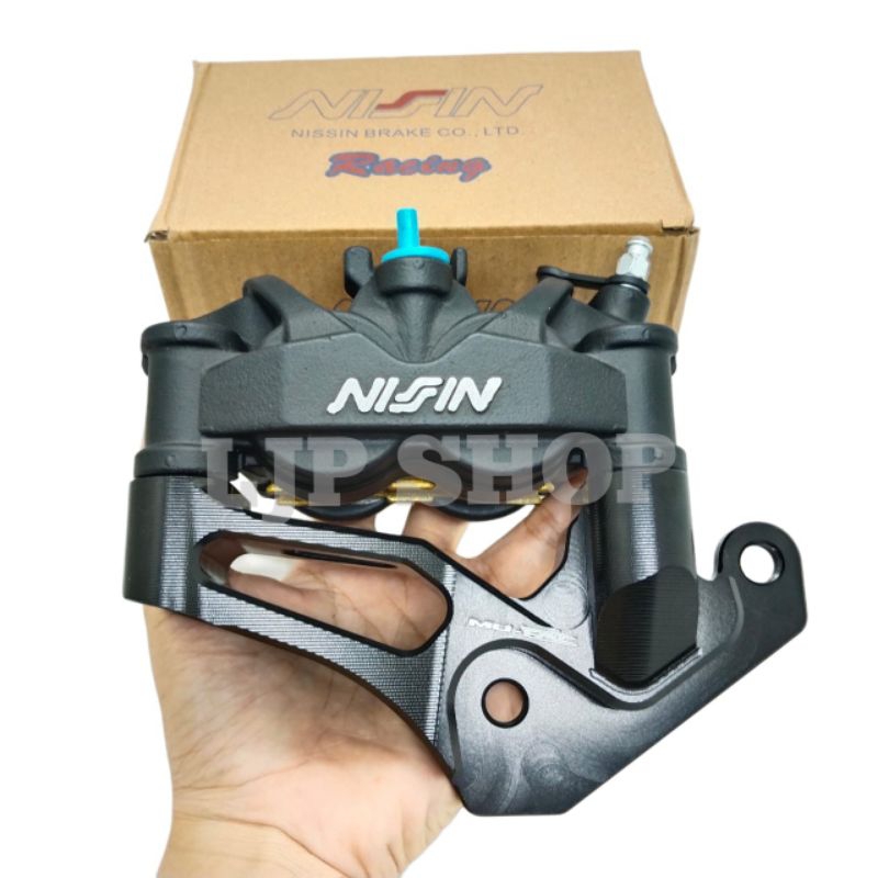KALIPER NISSIN TWIN AFRIKA IMPORT SET BREKET VIXION DISC 300MM M1 SPEED
