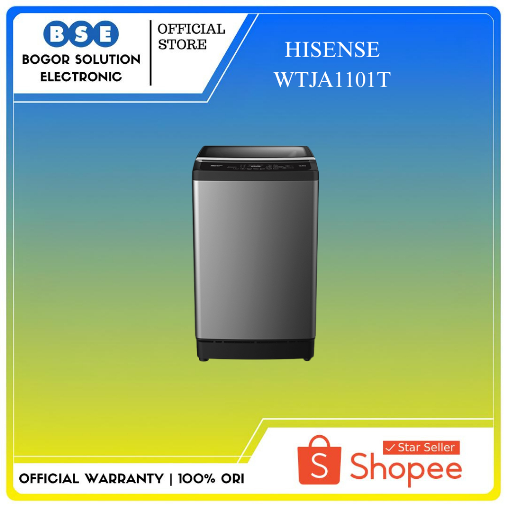 Mesin Cuci TopLoad 10.5Kg Hijab Mode Hisense WTJA1101T 1 Tabung