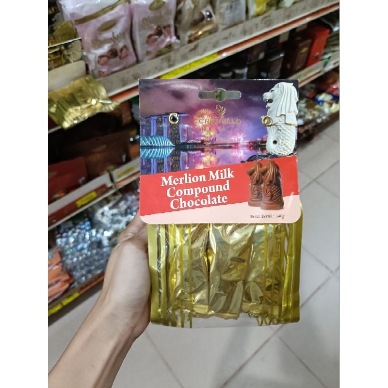 

Aneka Foodie Cristello Merlion Compound chocolate 150gr