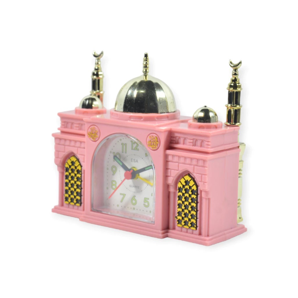 NEW Jam Weker Alarm Adzan Jam Alarm Suara adzan Bentuk Masjid Islami
