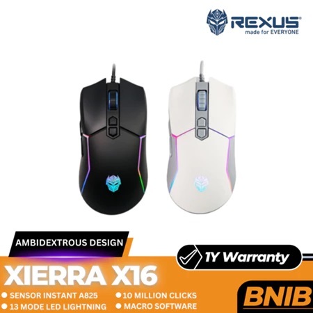 REXUS XIERRA X16 Gaming Mouse