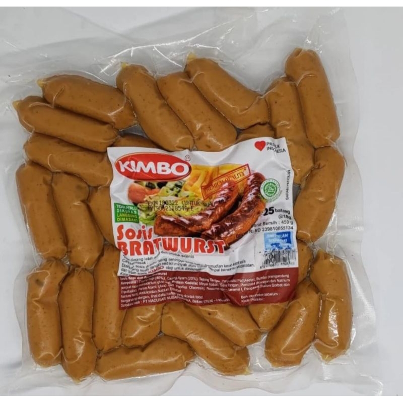 

Kimbo Sosis Cocktail Isi 25 pcs | Sosis bakar| frozen food