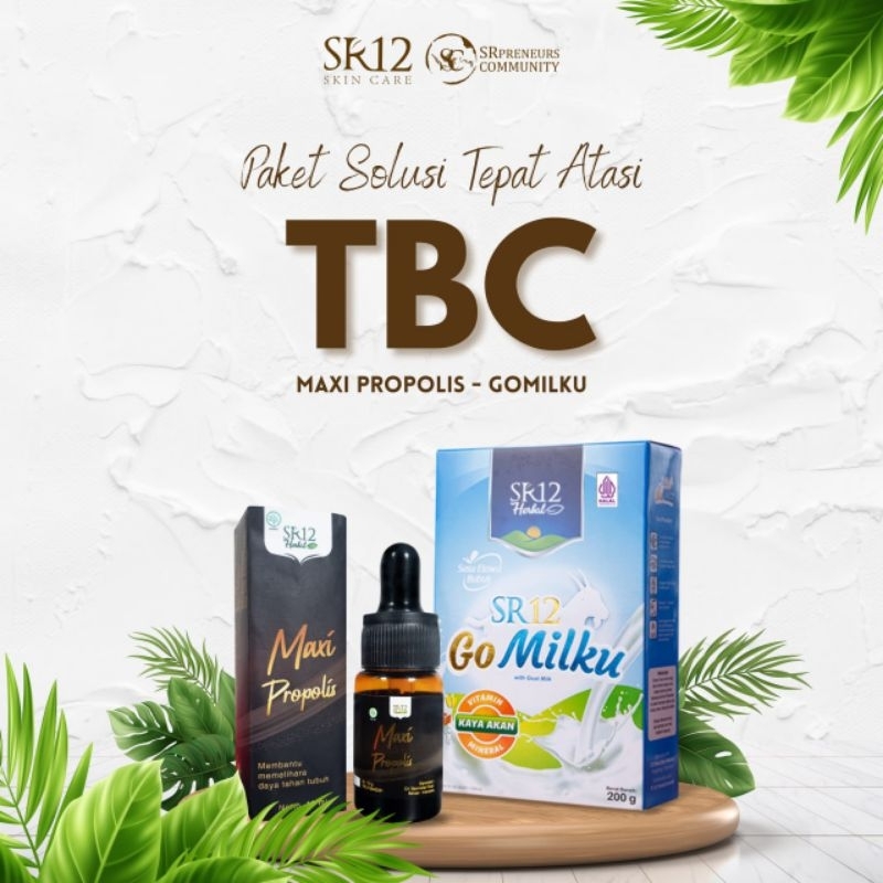 PAKET LENGKAP SR12 UNTUK TBC | GOMILKU+PROPOLIS
